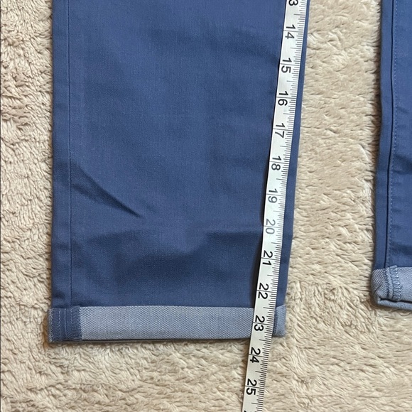 NWT Santana Tummy Control Jeans in Blue Rolled Cuff sz 8 - Picture 8 of 11